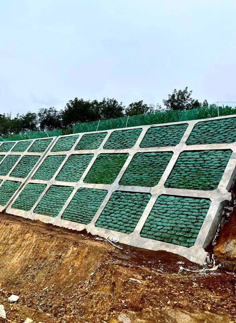 洛阳老城区框格梁支护